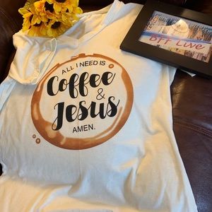 Coffee and Jesus T shirt